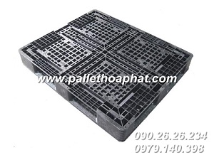 Black Plastic Pallet 1000*1200*150mm